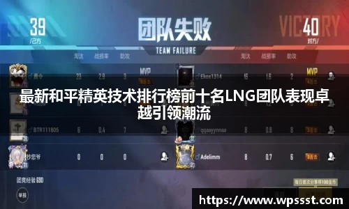 最新和平精英技术排行榜前十名LNG团队表现卓越引领潮流